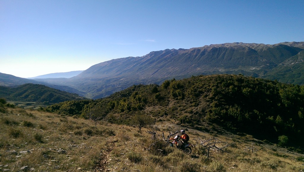 Shane på endurostigen