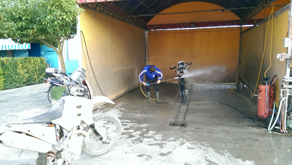 Washing bike