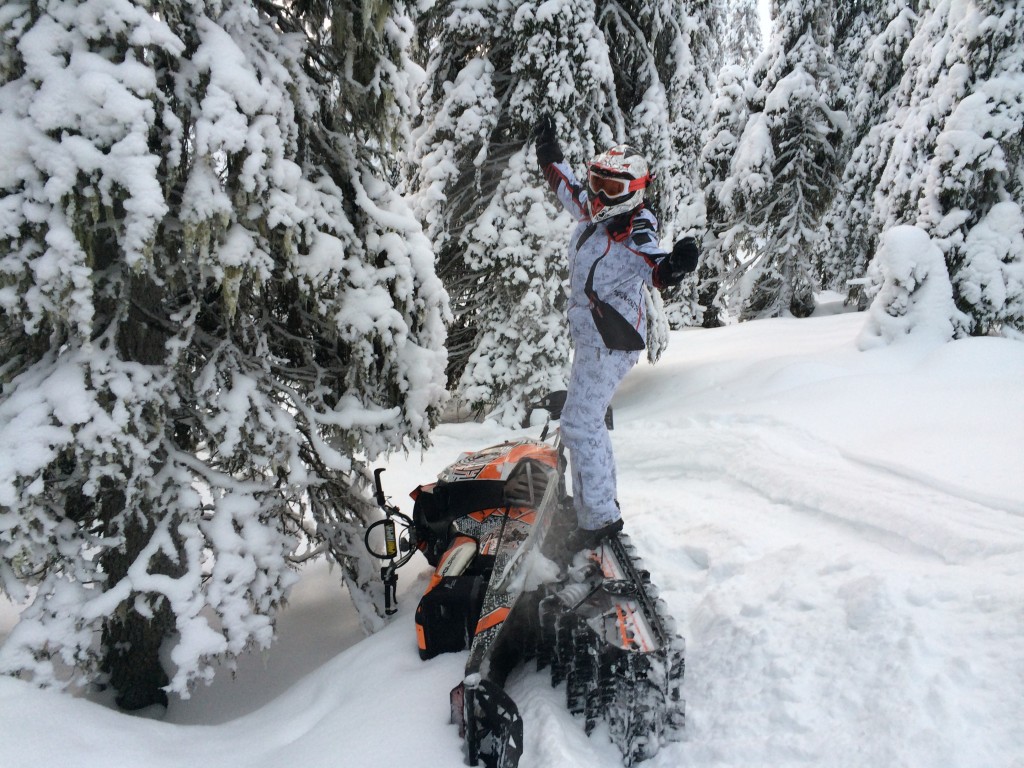 Fastkörning i skogen